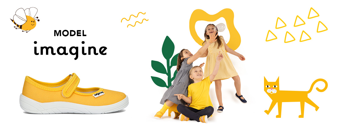 Imagine - sportowe baleriny - Colorsy - obuwie dla dzieci